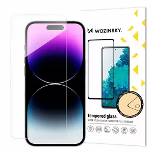 Гибридное полное покрытие Wozinsky Full Cover на весь экран для Samsung S24 FE — эластичное защитное стекло