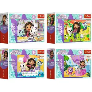 Puzzle set TREFL MiniMaxi Kolorowy dzień Gabby, 20 pieces, single random design