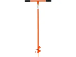 Hand auger Flo 35667 — manual drain and soil auger, single-piece