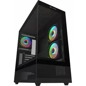 Computer case Aqirys ANTLIA black — mid-tower ATX chassis, AQI-GA-OK-9