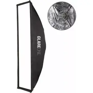 Софтбокс прямоугольный GlareOne Easy Fold 30×120 см — быстрый монтаж, модификатор света для студии