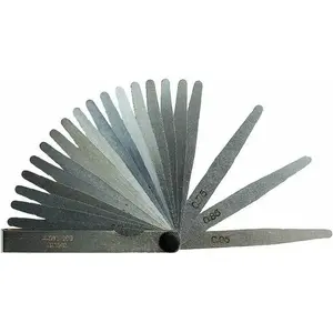 Feeler Gauge Set Gimex 100 mm, Thickness 0.05–1.00 mm, 20 pcs, MPN 318.02