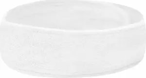 Headband Activeshop Opaska frotte biała – cotton terry hair band, white