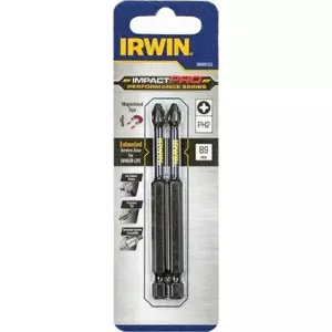 Screwdriver bit set Irwin impact PH2 x 89 mm, 2 pieces