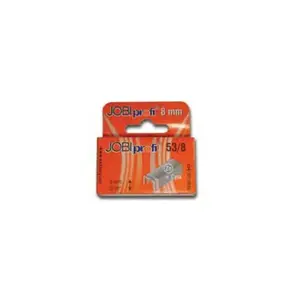 Скобы JOBIprofi тип 53 оцинкованные 6 мм, 1000 шт. (W19165)