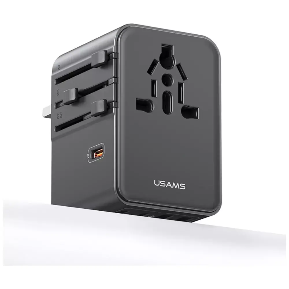 usams CC310 ceļojumu lādētājs 3x USB‑C 70W Photo 2
