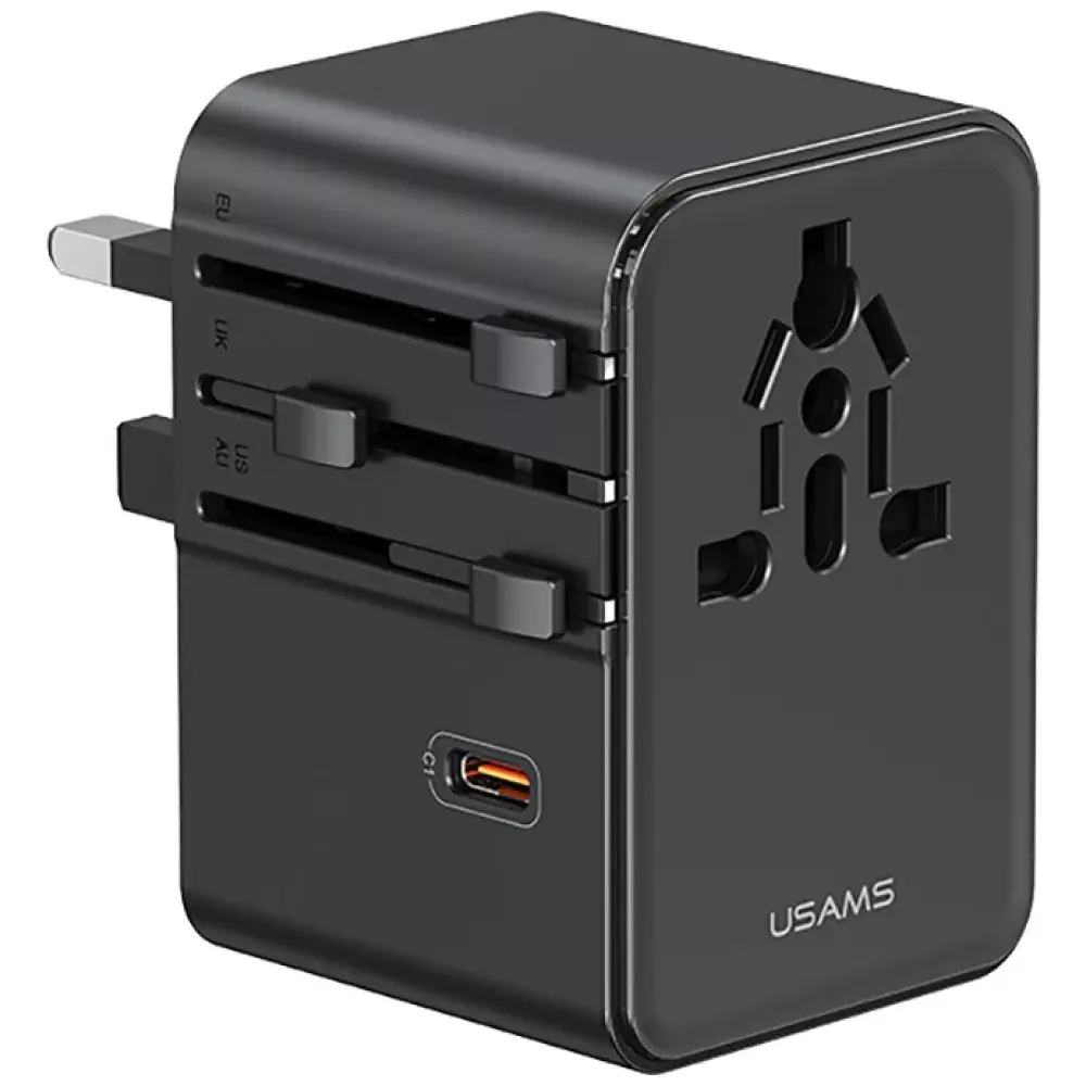 usams CC310 ceļojumu lādētājs 3x USB‑C 70W Photo 4