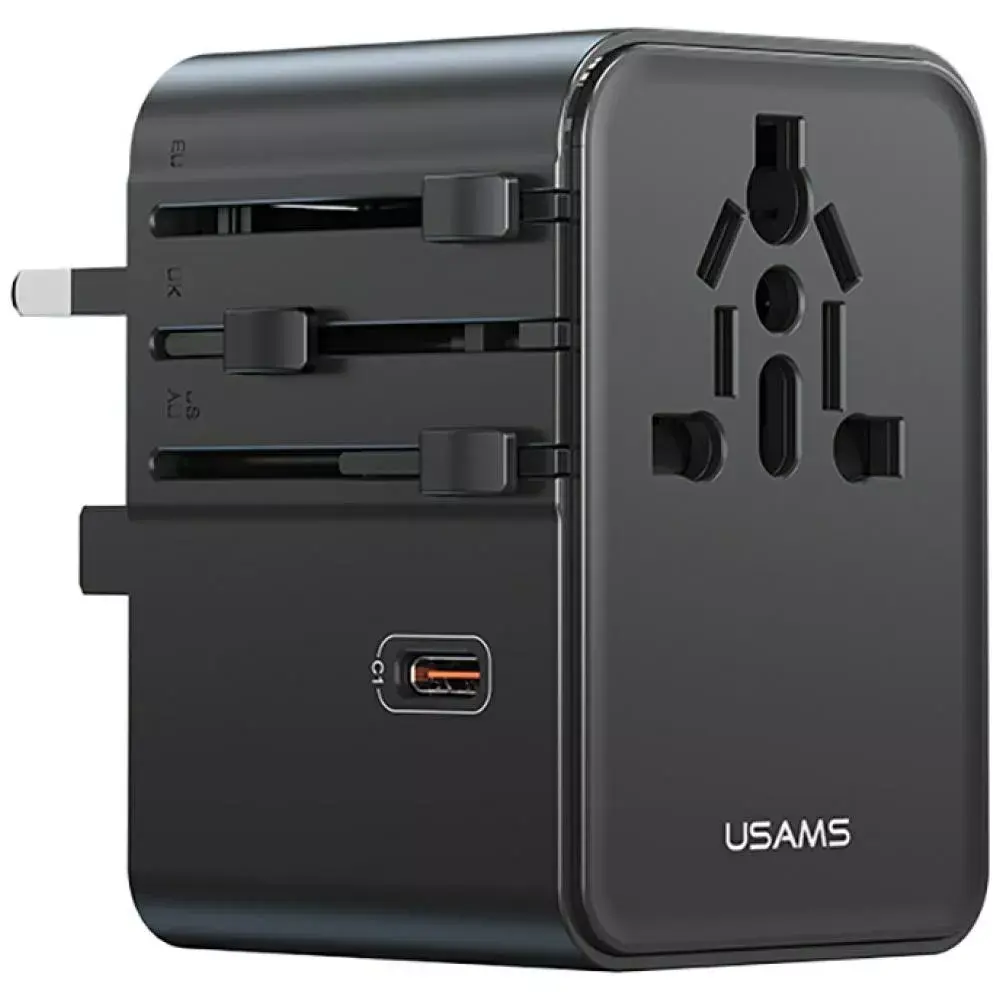 usams CC310 ceļojumu lādētājs 3x USB‑C 70W Photo 8