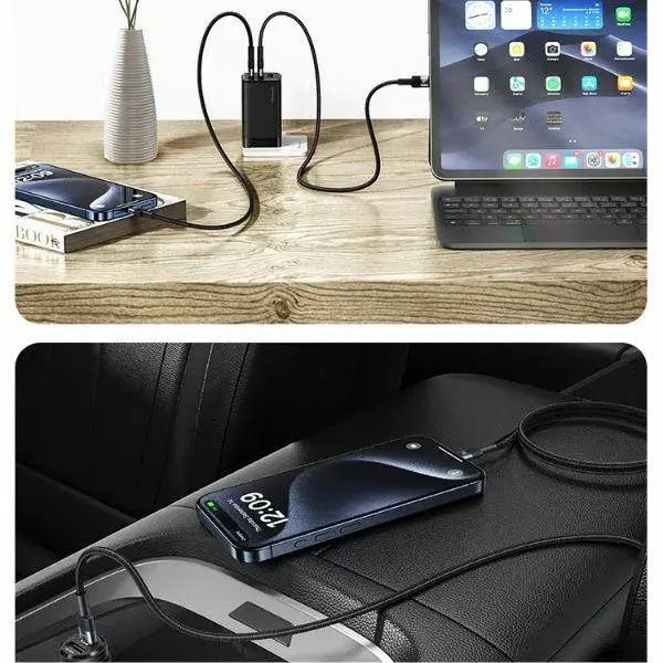 USB-C cable usams SJ724ZJ01 — 3A 1.2 m Photo 4