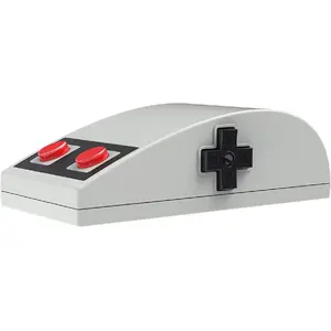 Gaming ambidextrous mouse 8Bitdo N30 RF Wireless, 1000 DPI, 6 buttons, battery-powered, black/red/white