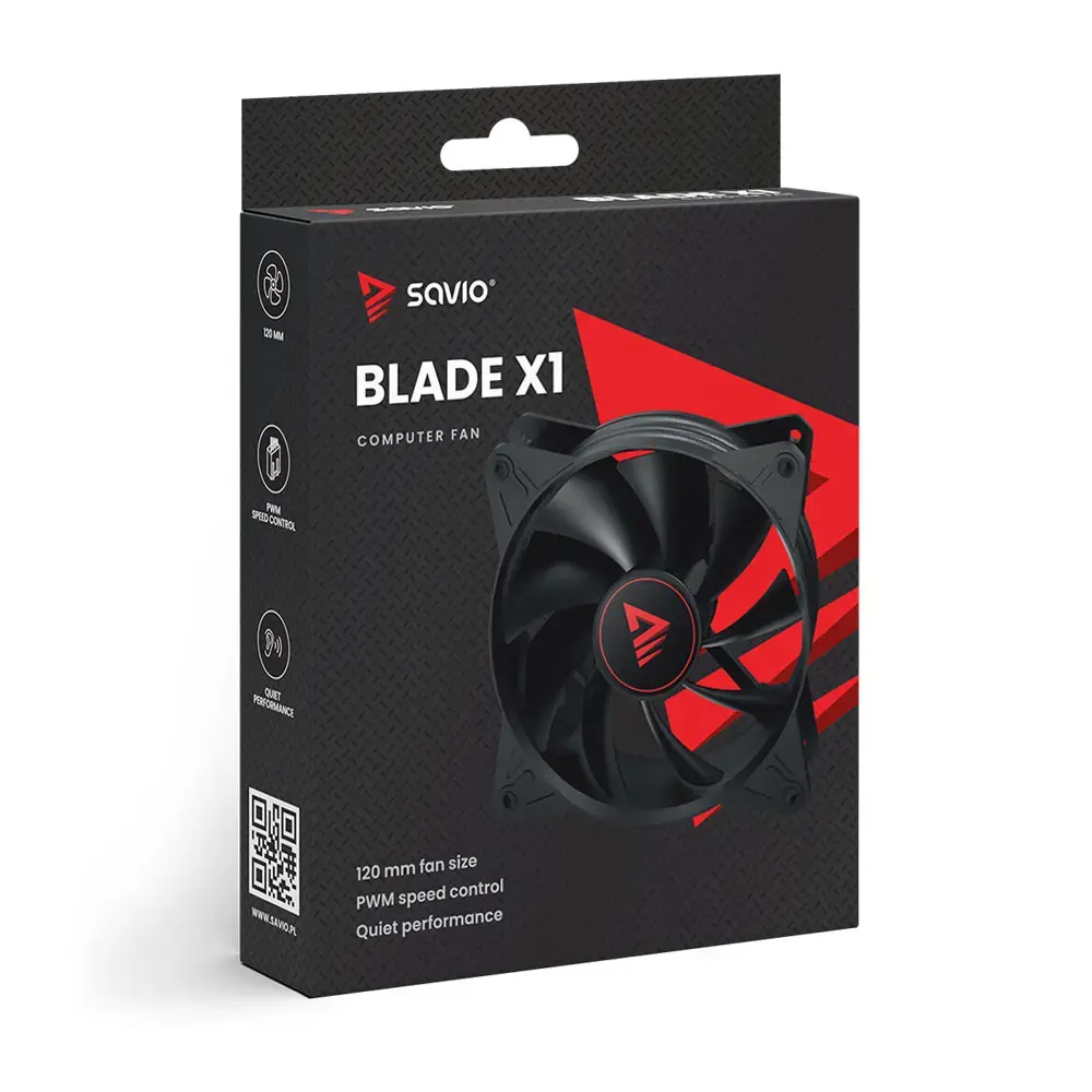 Ventilators SAVIO BLADE 12 cm 1800 apgr./min Photo 6