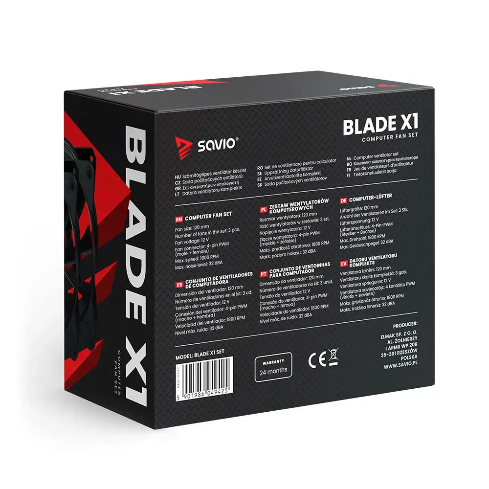 All-in-one liquid cooler SAVIO BLADE SET 120 mm Photo 8
