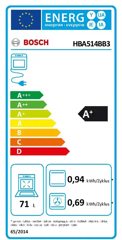 Встраиваемая духовка Bosch Serie 4 HBA514BB3 Photo 2