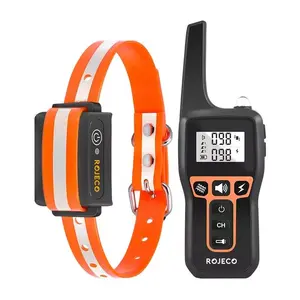 Rojeco 1000m elektriskā apkakle PD529 (Oranža)