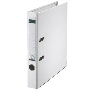 Leitz 180° Plastic Lever Arch File Ring Binder A4 White 350 Sheets Capacity 55 mm Spine