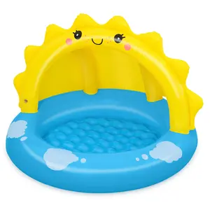 Надувной детский бассейн Bestway Sunny Days с навесом, ПВХ, 1,01 м × 97 см × 71 см