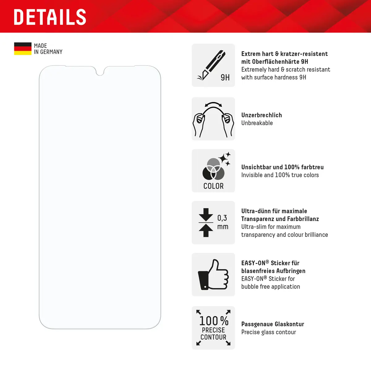 Displex Smart Glass priekš Samsung Galaxy A26/A18/A17/A16 Photo 3