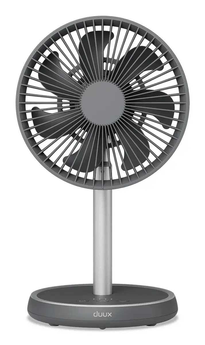 Duux Rize pelēks mājsaimniecības lāpstiņu ventilators