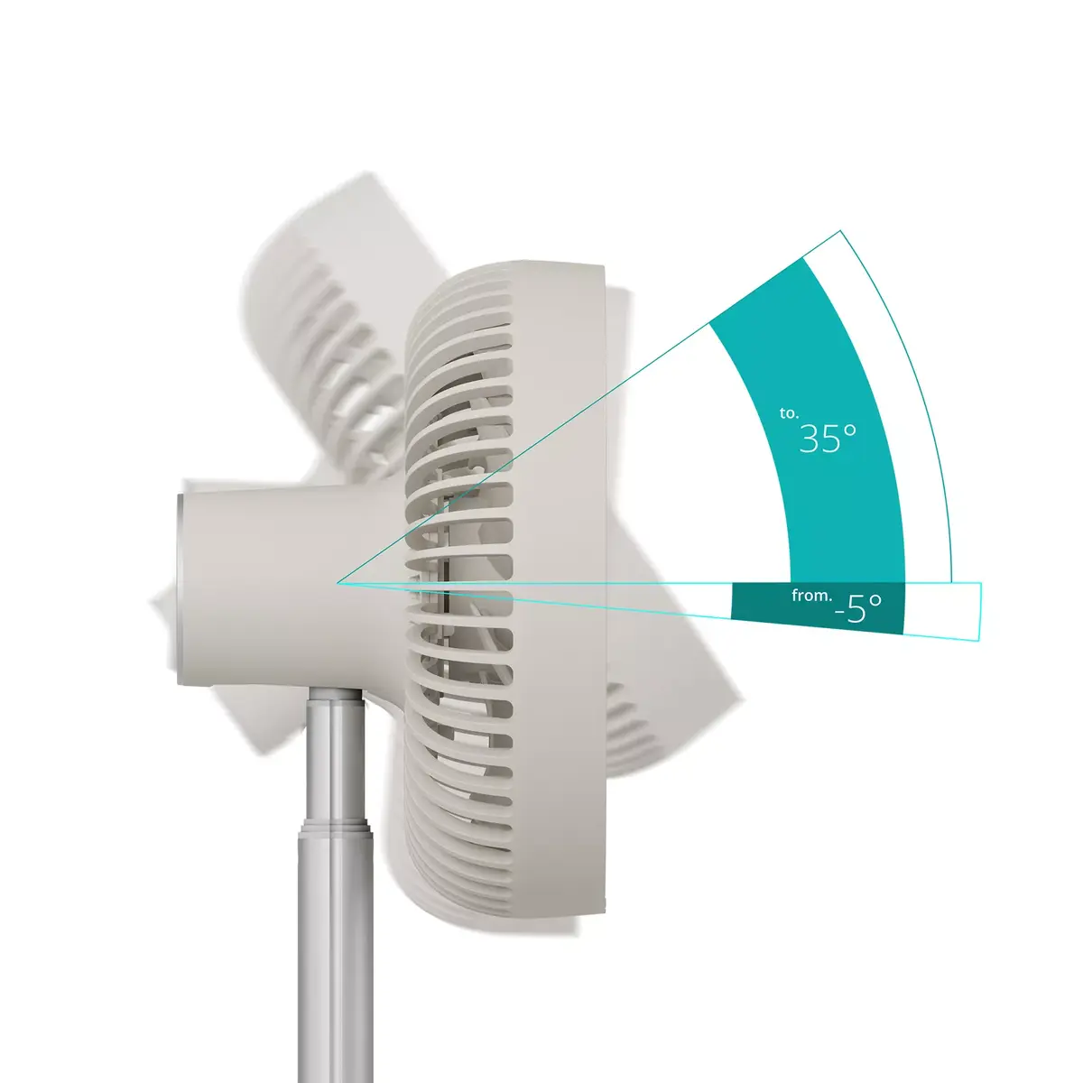 Duux Rize Flex stāvus ventilators 21 cm Photo 9