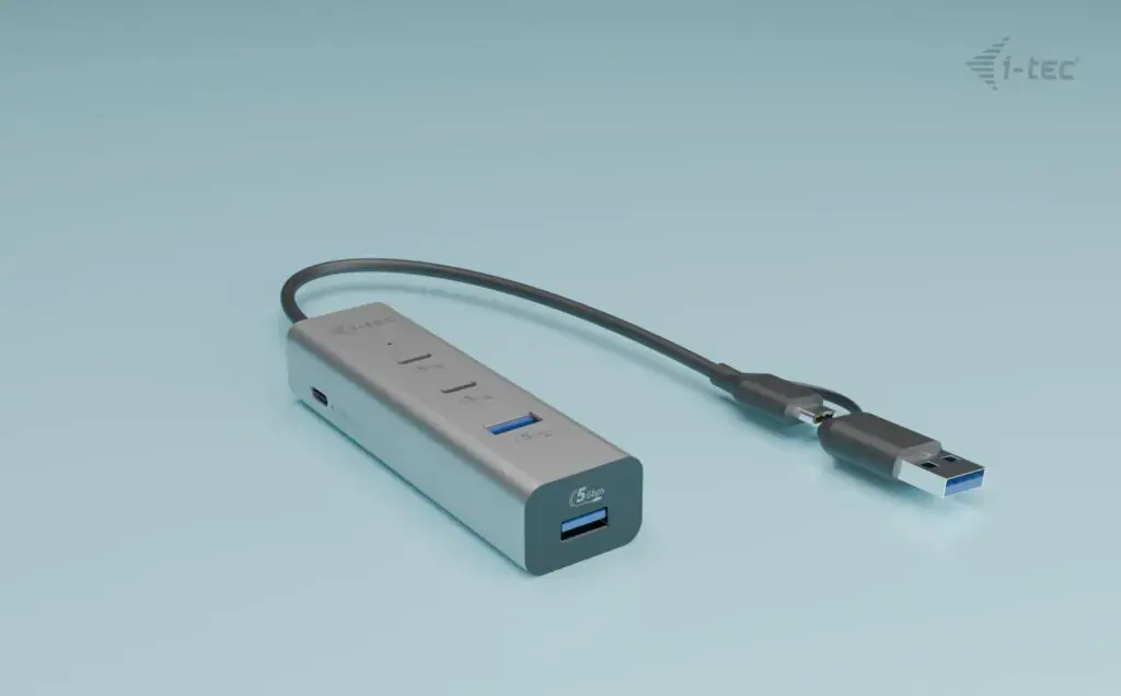 i-tec Metal Universal Charging HUB 2xUSB-C 2xUSB-A Photo 2