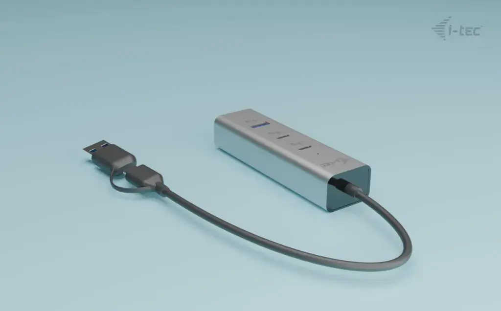 i-tec Metal Universal Charging HUB 2xUSB-C 2xUSB-A Photo 3