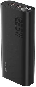 Павербанк BWOO 22.5W 20000mAh с LCD-экраном черный - внешний аккумулятор