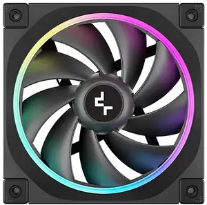 Case fan DeepCool FL12 120 mm, PWM, 500–2150 RPM, 55 CFM, 2.82 mmH2O, FDB, multi-LED, black