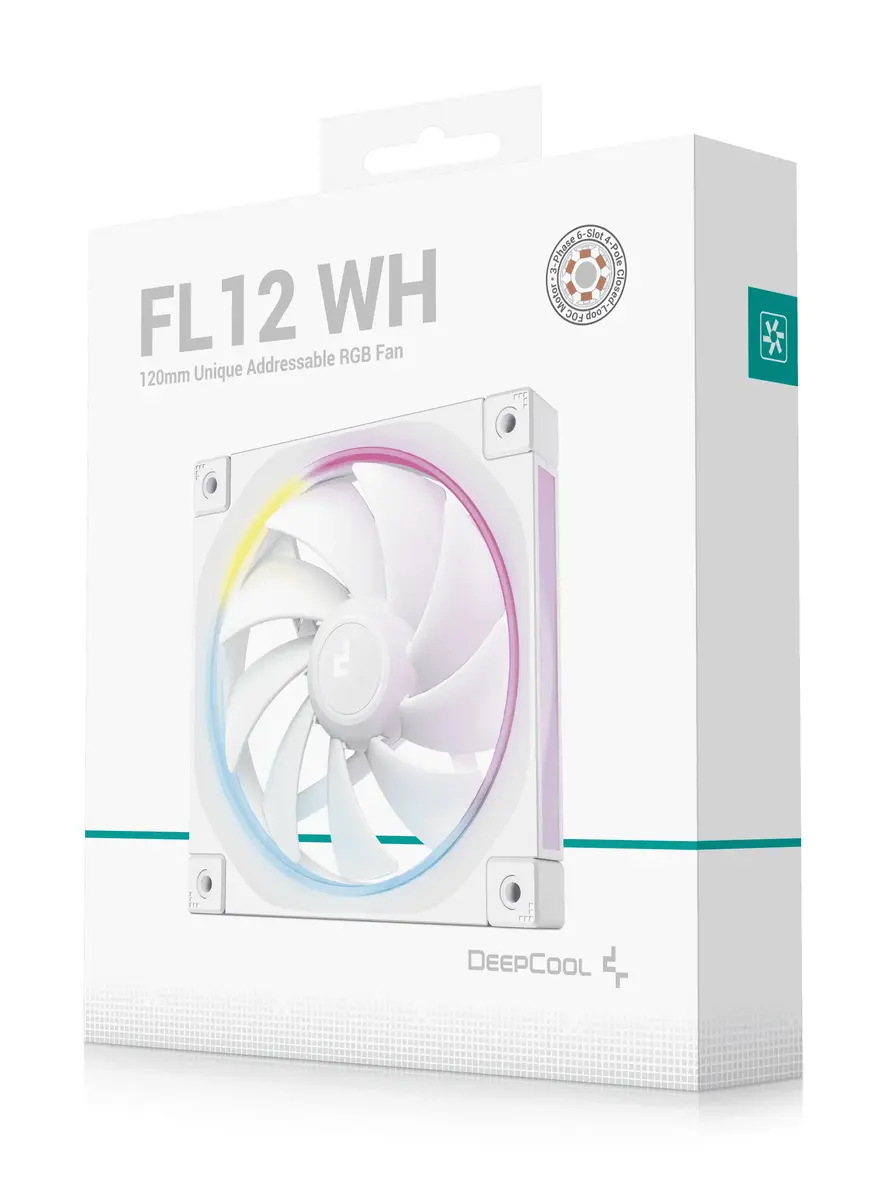 DeepCool FL12 WH 120 мм PWM вентилятор Photo 7