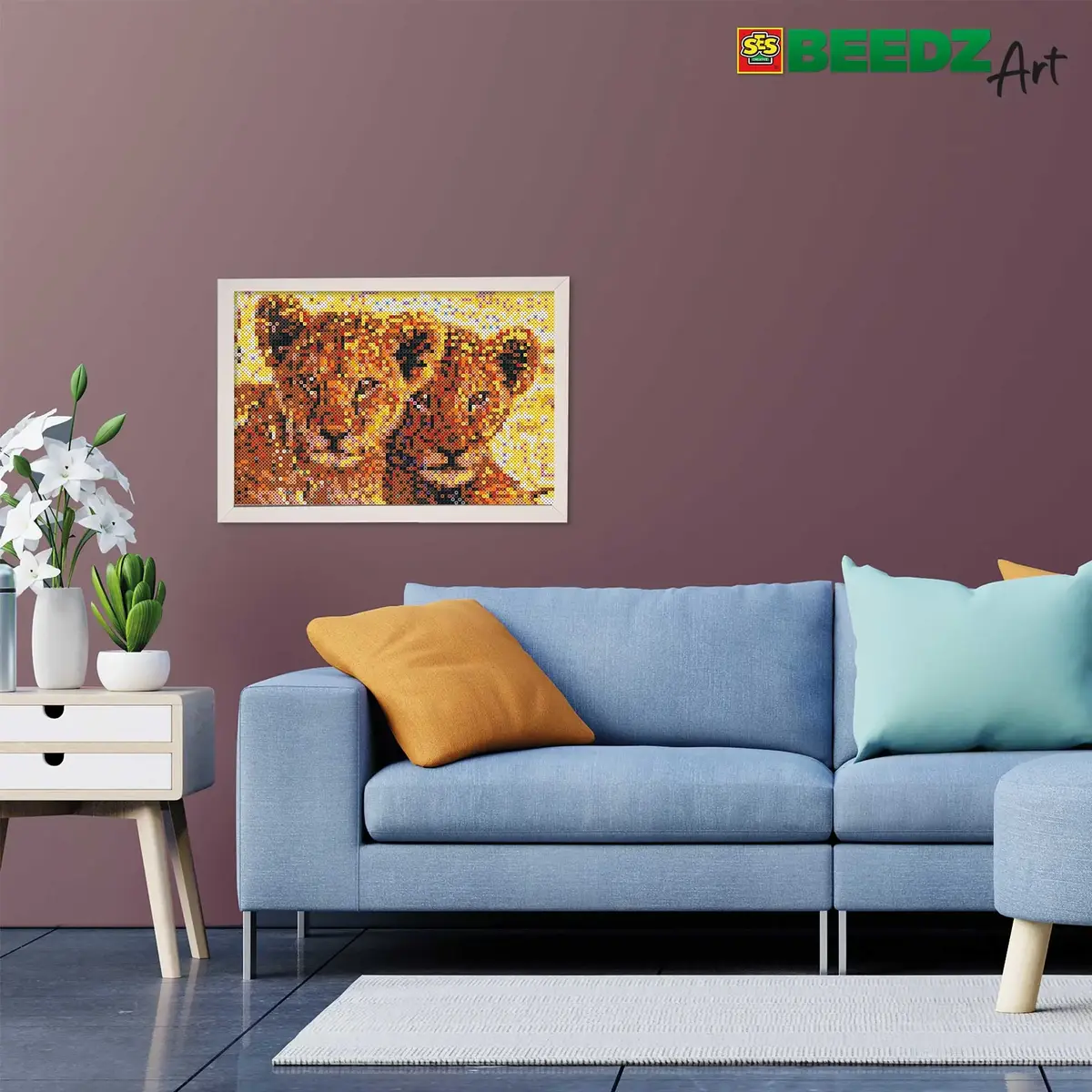 SES Beedz art — Lauvu mazuļi, pērlīšu komplekts Photo 4