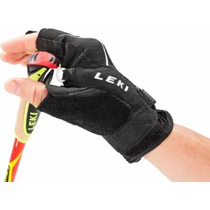 Leki Nordic Shark 2.0 rokturis — nomaiņas rokturis, melns/dzeltens, 16 mm