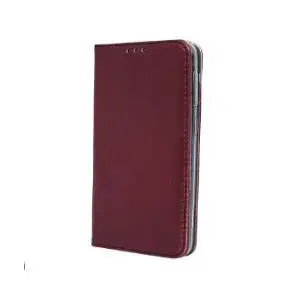 iLike Smart Magnetic Case for Xiaomi Redmi 14C / Redmi A4 / POCO C75 – Burgundy, magnetic closure, protective shell
