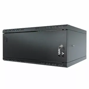 Rack cabinet 19" Stalflex S-RC19-4U-450MB 4U, 450 mm depth, metal front door, black