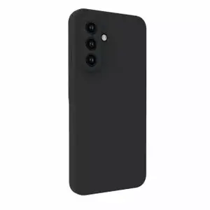 Soft-touch silicone protective case Evelatus for Samsung Galaxy A56 — Black