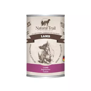 Влажный корм для собак Natural Trail Lamb 400 г — консервированный корм для взрослых собак