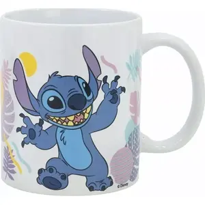Ceramic Mug STITCH Disney Stitch Hawaian Flower 325 ml