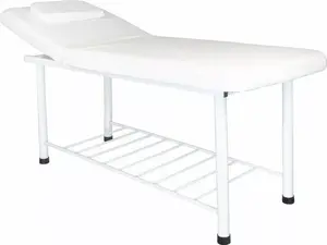 Masāžas atpūtas gulta Activeshop 812 Basic — pārnēsājams masāžas galds, balts