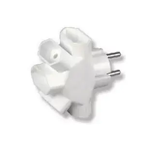 Power plug splitter Timex R-5 — 5× Euro sockets, white