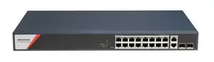Managed Switch Hikvision DS-3E1520HP-SI-16P2T2F 16 Port Gigabit PoE