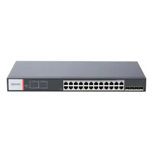 Управляемый коммутатор Hikvision DS-3T1528HP-SI-24P4F 24 порта Gigabit Ethernet PoE