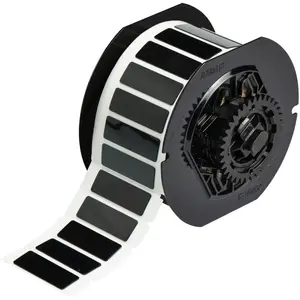 Brady B30EP-172-593-BK Self-Adhesive Polyester Printer Label Black Gloss 4.5 x 1.5 cm 450 pcs