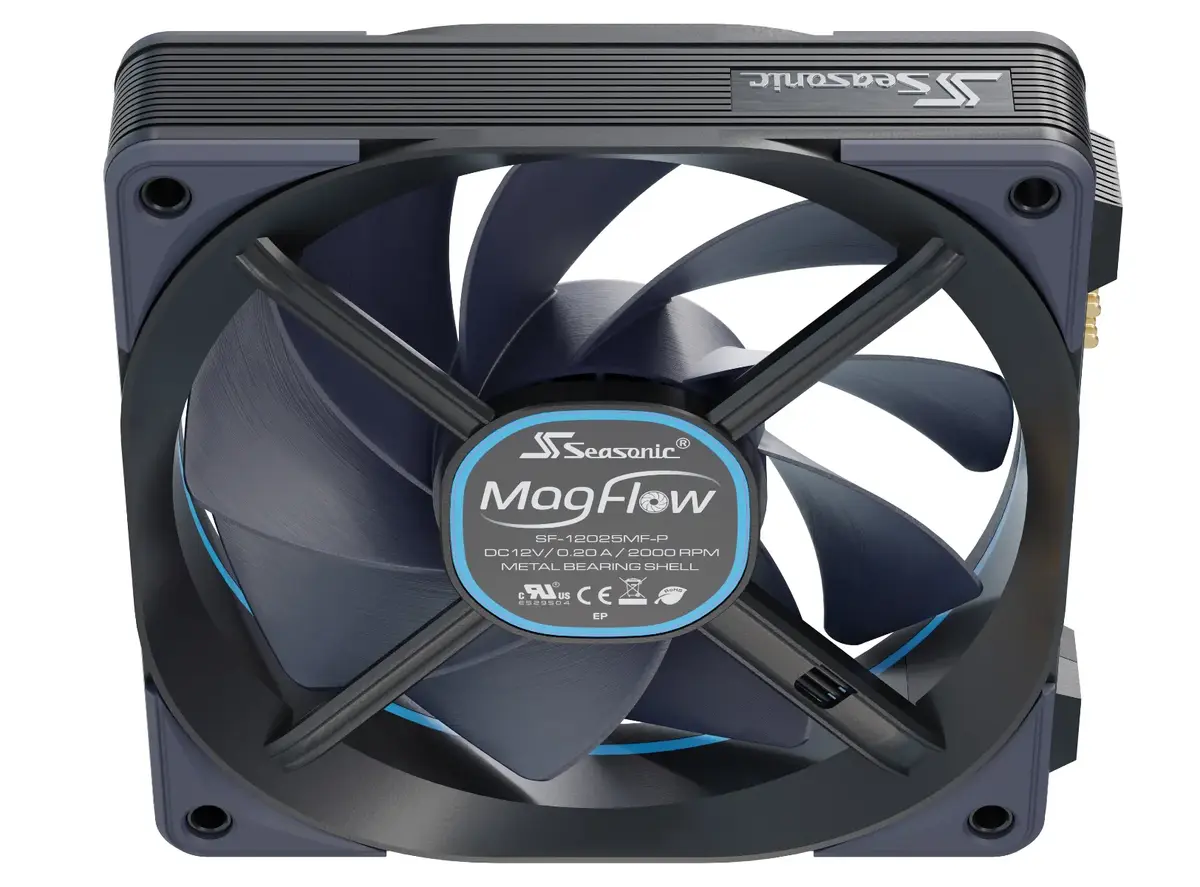 Ventilators Seasonic MagFlow 1-Fan Kit Photo 2