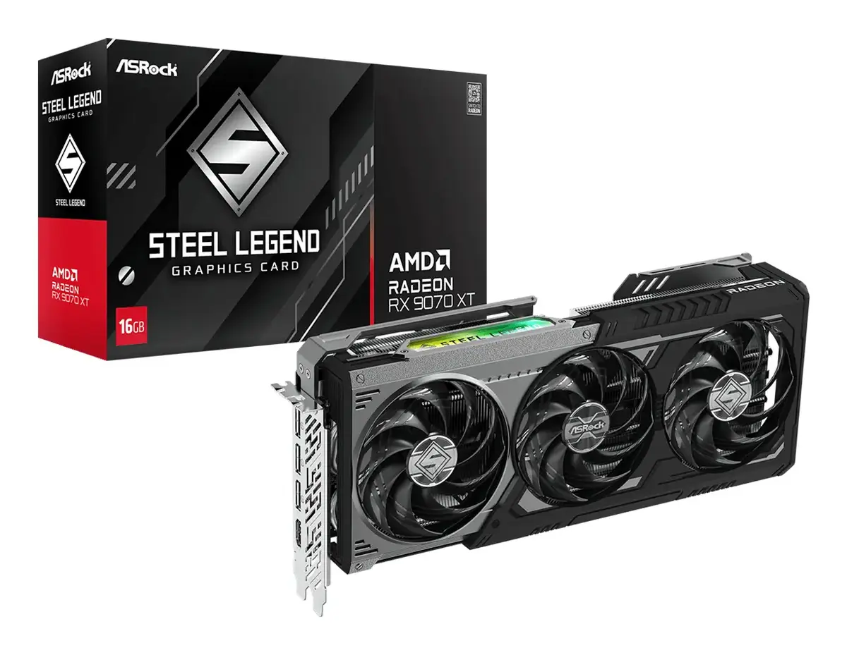 ASRock Radeon RX 9070 XT 16 ГБ видеокарта Photo 6