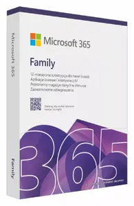 Подписка Microsoft 365 Family — 6 пользователей, 12 месяцев, загрузка, Windows/Mac/iOS