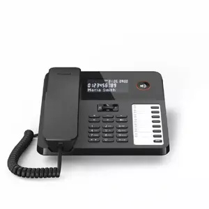 Проводной настольный телефон Gigaset DESK 600 Black — стационарный телефон с функцией звонка
