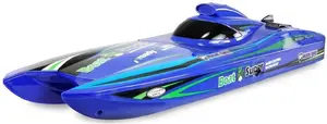Радиоуправляемый катамаран Amewi Blue Arrow 400 мм с бесщеточным Jeta Drive RTR, модель 26114