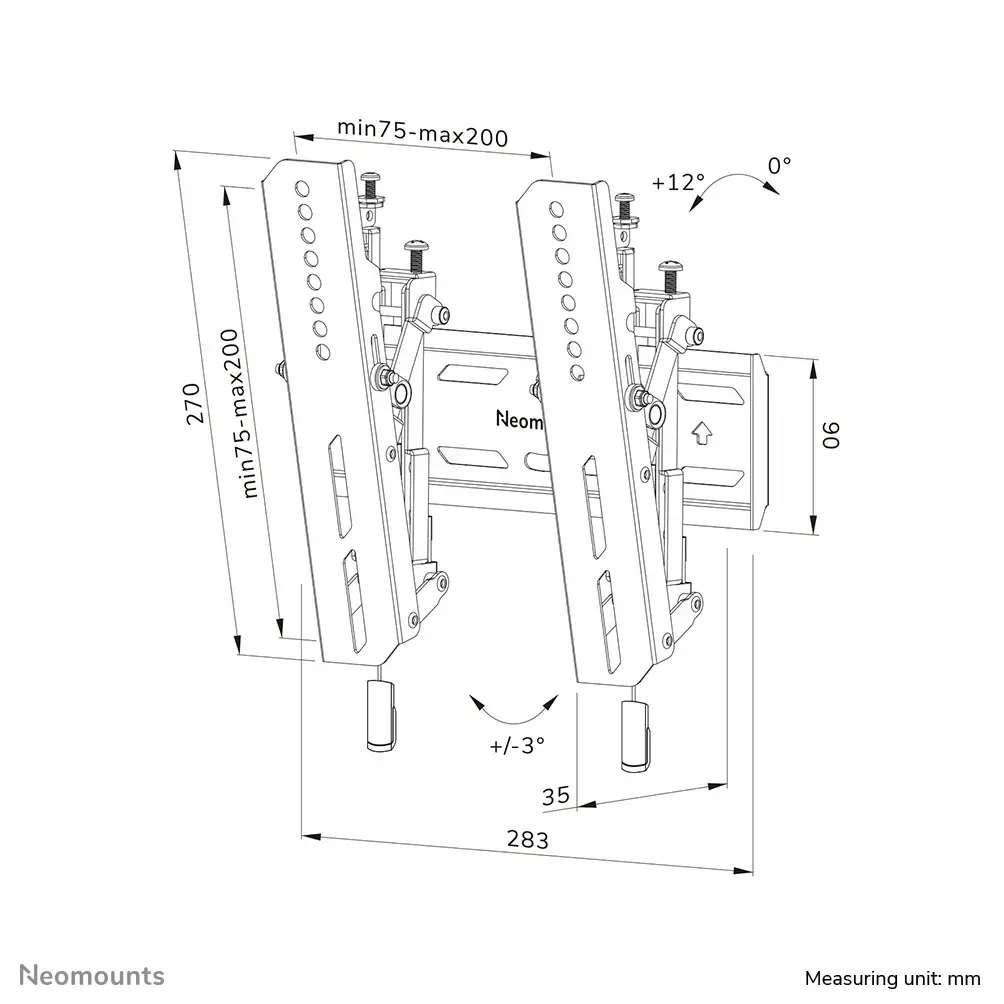 Крепление для телевизора Neomounts WL35S-850BL12 Photo 20