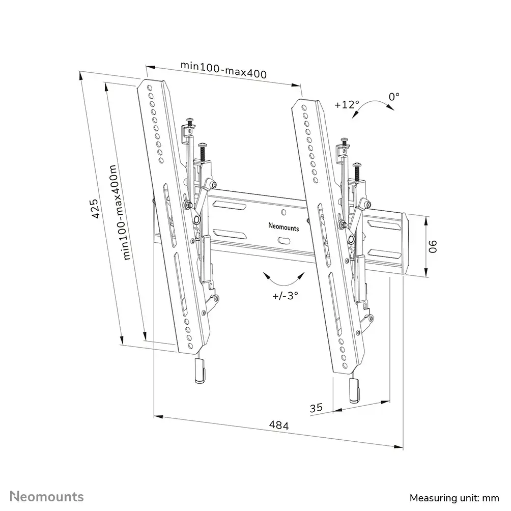 TV mount Neomounts WL35S-850BL14 Photo 20