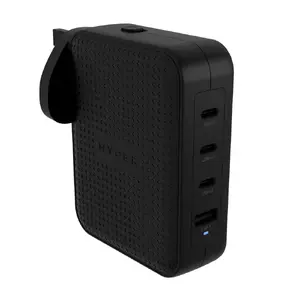 Зарядное устройство HYPER HJ1001BKWWGL Черное AC Быстрая зарядка 3 USB Type-C