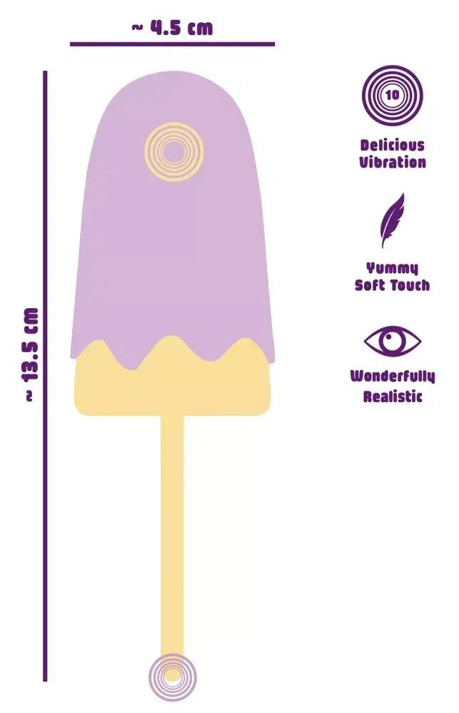 you2toys Vibrating Popsicle силиконовый lay-on вибратор Photo 10