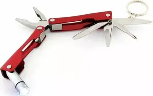 Alpinestars 6-in-1 Mini Multitool Keychain with Pliers and Flashlight